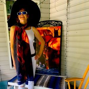 Cooling off” scarf